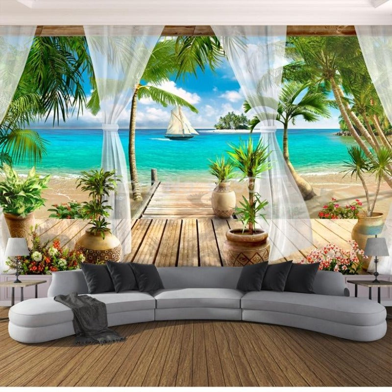 3D Wallpaper Natural Hawaii Islands SKU# WAL0314